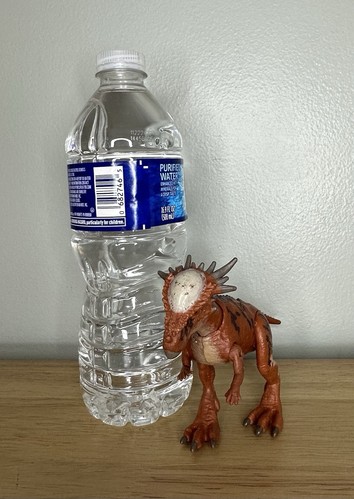 Jurassic World Battle Damage Stygimoloch Stiggy Dinosauro Figura - Foto 2 di 6