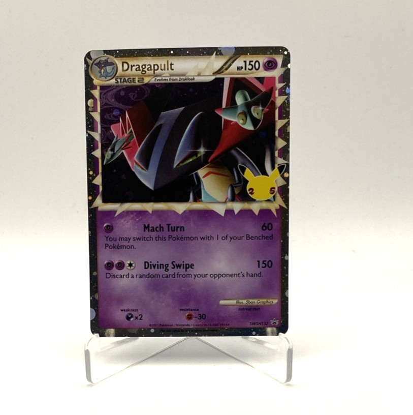 Pokémon Dragapult SWSH132 – Celebrations Promo – Englisch – Near Mint