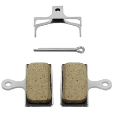 Shimano G04TI-MX Disc Brake Pads and Springs, Metal Pad, Titanium Back, One Pair
