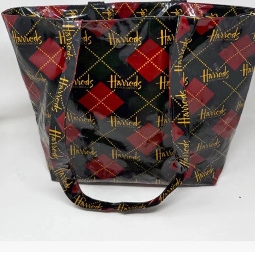 HARRODS LONDON Argyle Large Tote Bag Pre-Owned - Image 4 of 4