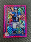 2025 Topps Chrome Football Jaxson Dart Pink X-Fractor Rookie Card