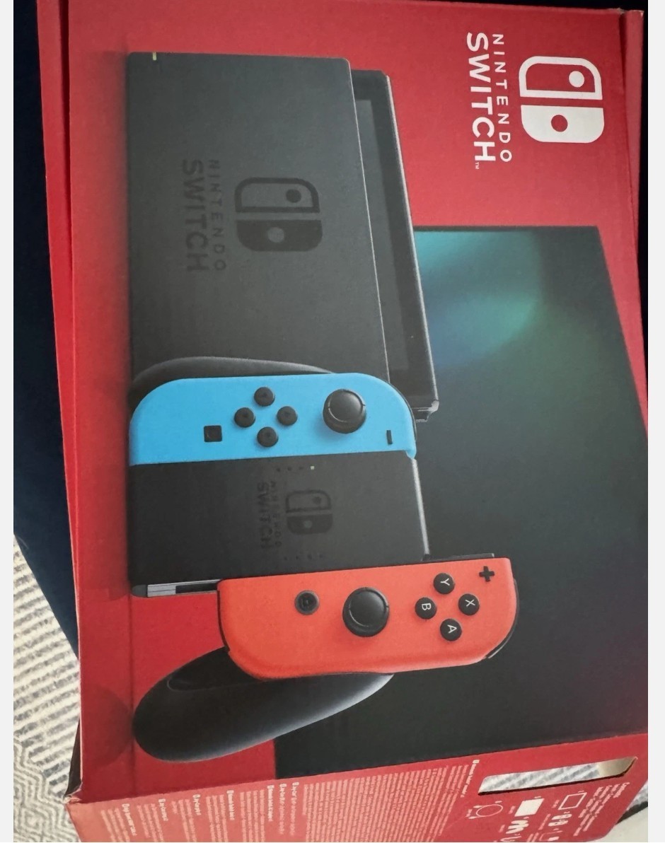 Nintendo Switch 32GB Handheld Console - Neon Red/Neon Blue for