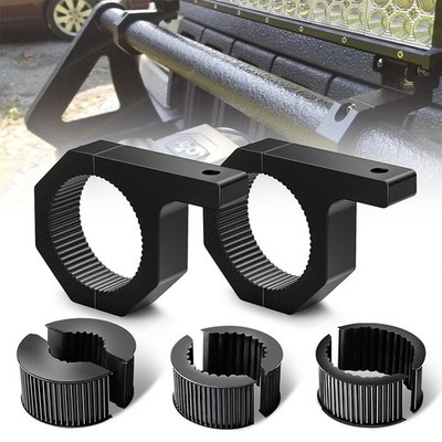 4Pcs Mount Bracket LED Light Bar Clamp Roof Roll Cage 1/1.5/1.75/2'' Tube Offroad