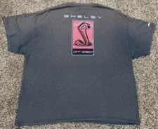 Officially Licensed Shelby Cobra Mustang GT350 Front/Back Print Tee, 3XL
