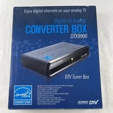 Digital Stream Digital to Analog TV Converter Box NO REMOTE DTX9900