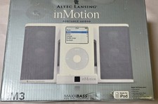 Altec Lansing InMotion iM3 Portable Audio System for Ipod NEW Open Box