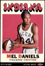 1971 Topps #195 Mel Daniels Pacers RC New Mexico 6 - EX/MT