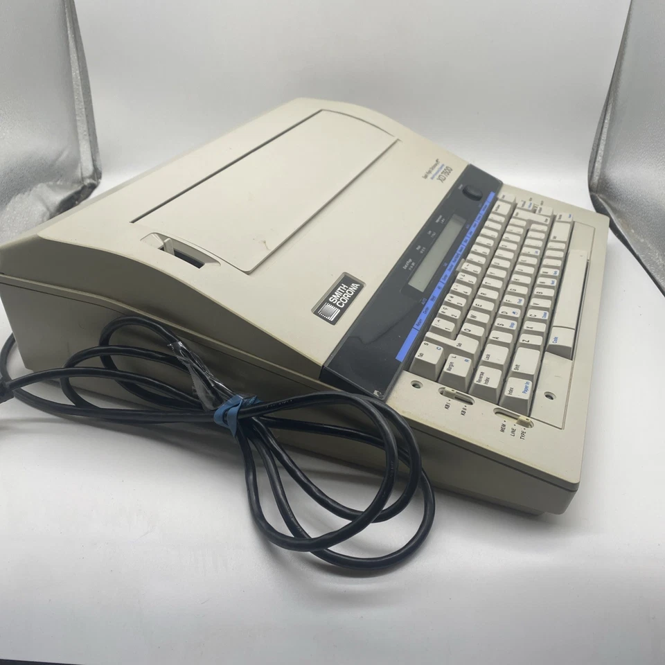 复古 Smith Corona XD 7500 打字机 已测试 带保护套和手册 — 第 4/4 张图片