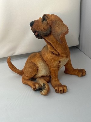 Country Artists a Breed Apart - Large Bloodhound Puppy Dog ''Biggles'' Figurine