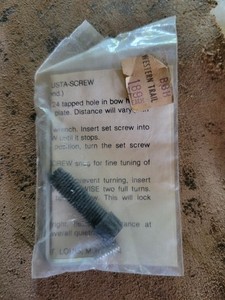 Adjusting screw for a bow or similar equipment. NEW