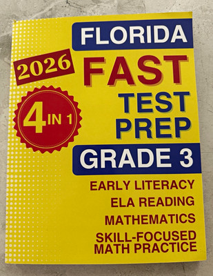 Gladius Florida FAST Test Prep 4-in-1 Grade 3 2026