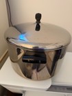 Farberware Aluminum Clad Stainless Steel 8 Qt Stock Pot  With Lid USA Vtg — photo 1