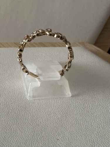 14kt Rose gold diamond band size 7 - Picture 2 of 9