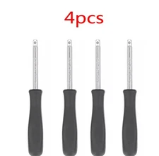 4 PCs 6" 1/4" Drive Spinner Screwdriver Handle Socket Nut Driver Extension Tool