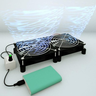 USB Powered 5V Gehäuselüfter für Spielekonsolen und Set Top Boxen