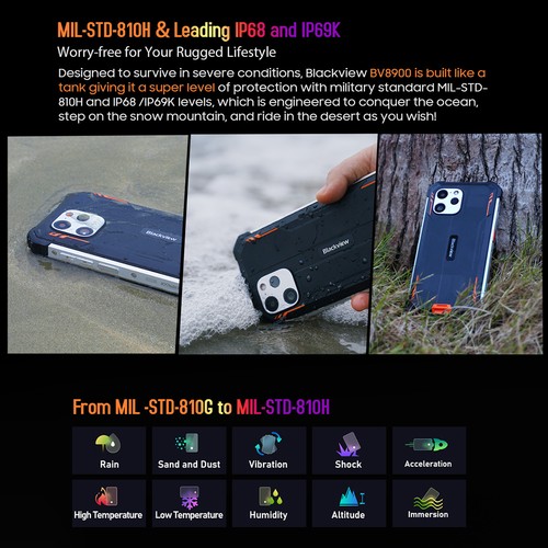 Global Blackview BV8900 Rugged Phone 64MP NFC 8GB+256GB 10000mAh Thermal By FLIR - Picture 5 of 23