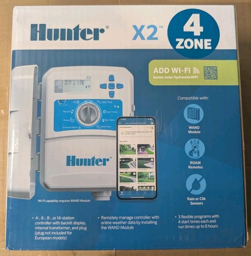 Hunter Industries 4-Station Outdoor Irrigation Controller