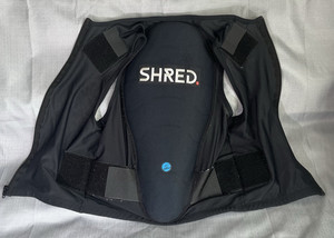 Shred- Flexi Back Protector Vest- Zip up-XS