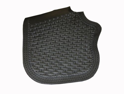 Stamped Leather Leg protector Motorcycle Heat shield Road king classic FLH - Picture 3 of 3