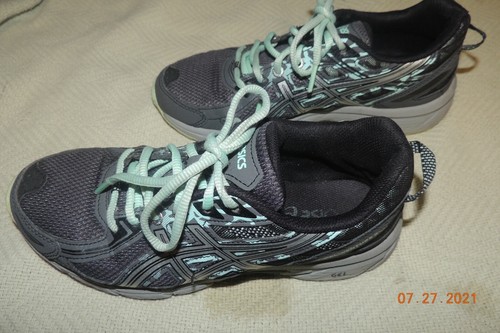 Asics Gel Venture 6 T7G6Q Castlerock Damen-Traillaufschuhe Größe 7 1/2 M gebraucht, in einwandfreiem Zustand - Bild 5 von 10