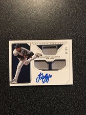 2019 National Treasures Jonathan Loaisiga Rookie RC Triple Jersey Auto #64/99