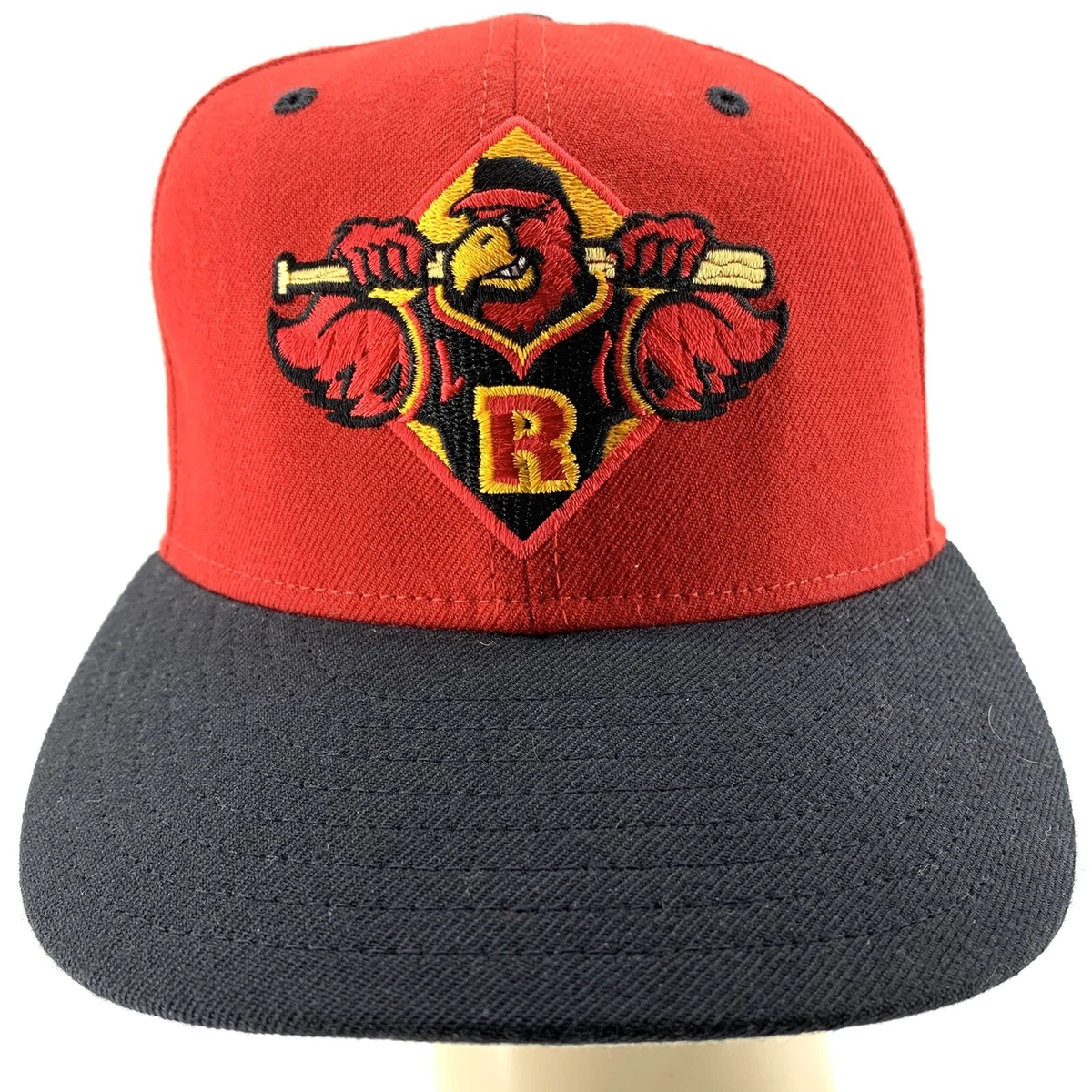 Rochester Red Wings Hat Baseball Cap Fitted 7 1/2 Vintage New Era 90s MiLB  USA