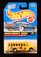 School Bus Mixed Signals Series 4 Of 4 Hot Wheels 1998 Basic Car Series ... on sale School Bus Mixed Signals Series 4 Of 4 Hot Wheels 1998 Basic Car Series ... on sale