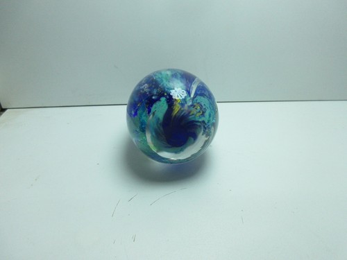 MURANO AQUARIUM GLASS PAPERWEIGHT FISH CORAL - Picture 7 of 8
