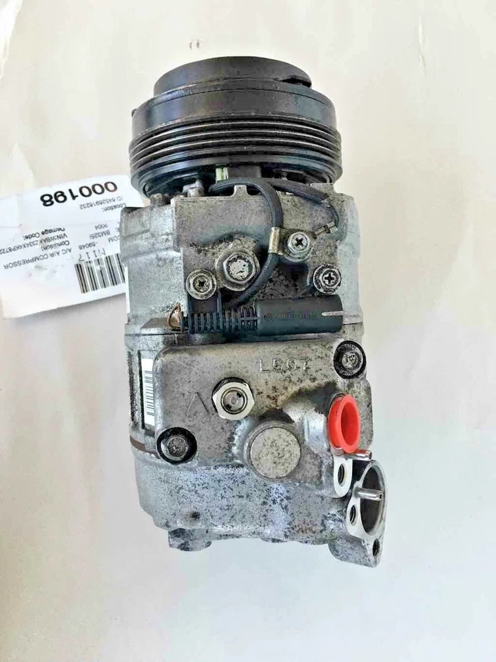 BMW SERIE 3 2001-2005 compresor de aire acondicionado 2,5 L 7SBU16C OEM usado Foto 2 de 4