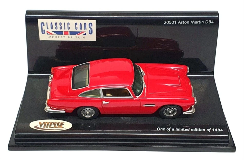 Vitesse 1/43 Scale Diecast 20501 - Aston Martin DB4 - Red - Imagem 4 de 4