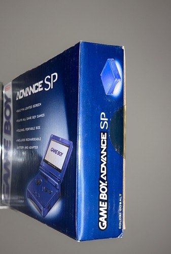 FACTORY SEALED Nintendo Game Boy Advance SP Console - Cobalt Blue (AGS-001) NEW - Picture 6 of 11
