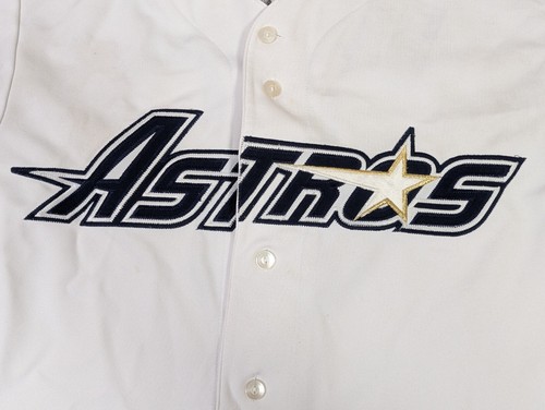 Vintage Majestic schwarz weiß Houston Astros Jeff Bagwell Trikot Größe Large - Bild 3 von 17