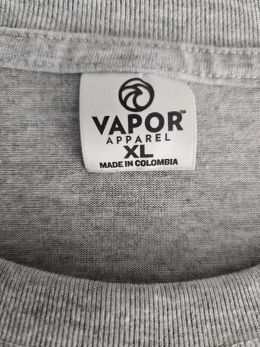 Vapor Apparel Mens XL Gray T Shirt Jason Friday The 13th Camp Crystal Lake - Picture 3 of 5