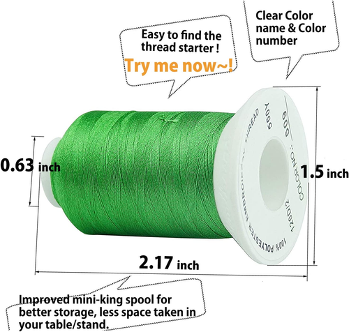 120 Madeira Colors Polyester Machine Embroidery Thread Kit 550Y(500M) Similar to - Picture 4 of 7