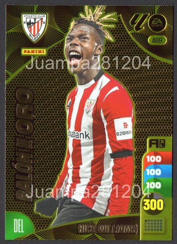 NICO WILLIAMS #469 BALON DE ORO 2024-25 CROMO PANINI ADRENALYN XL LA LIGA 24/25 - Picture 2 of 3