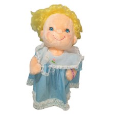 Vintage 1985 Kenner Hugga Bunch Precious Hugs Hallmark Plush Blonde Doll 17"