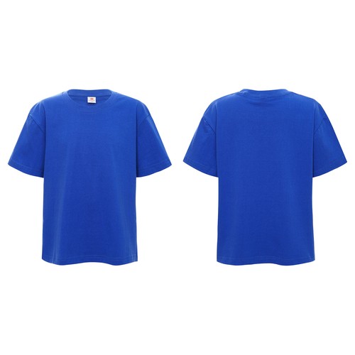 Loose Kids T-shirt Short Sleeve Shirts Unisex Tee Round Neck Tops Plain Girls - Picture 29 of 102