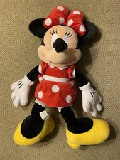 Walt Disney World Disneyland Minnie Mouse Plush Stuffed Animal Toy Doll 12"