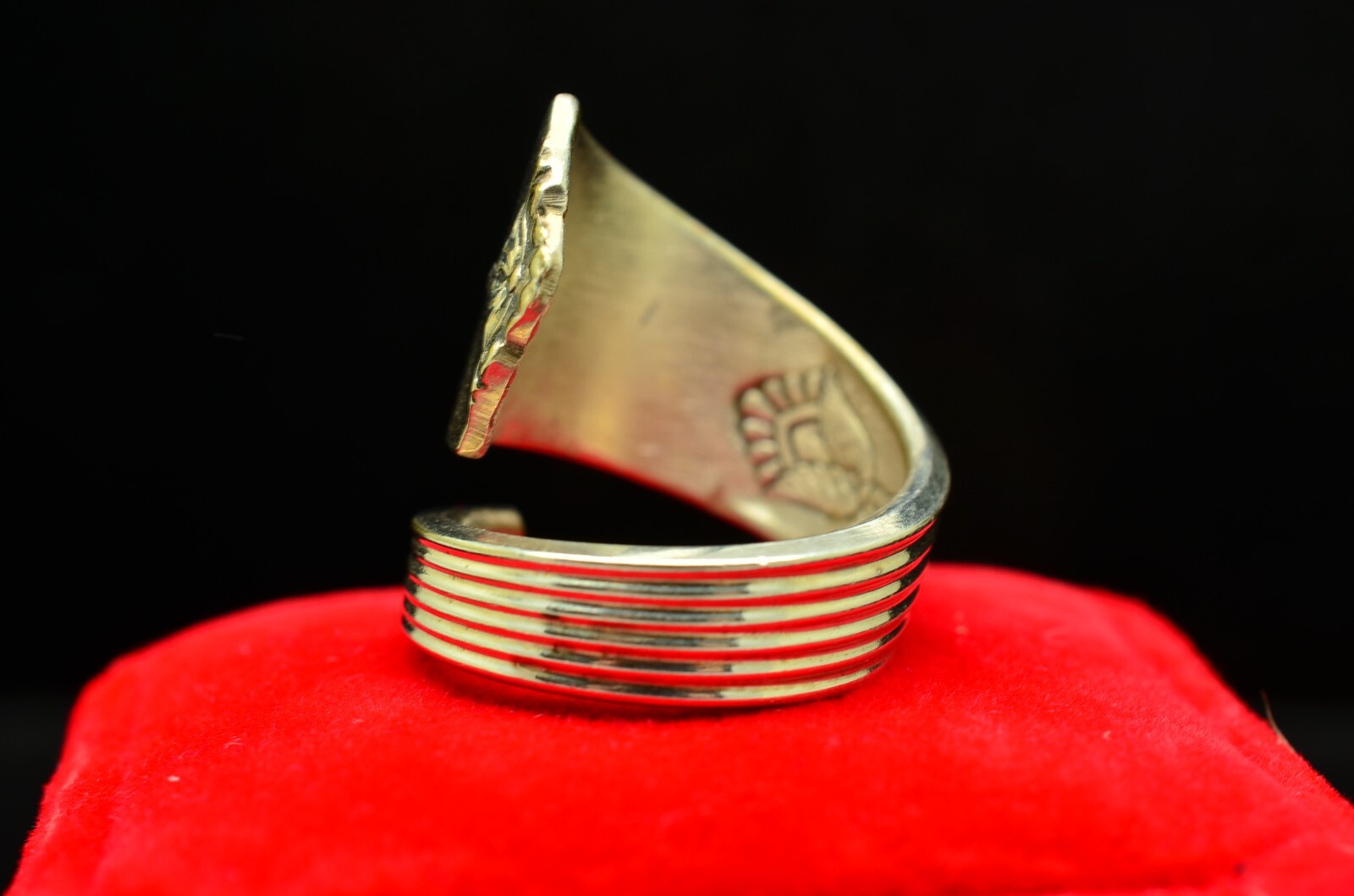 925 Sterling Silver Spoon Ring - image 2