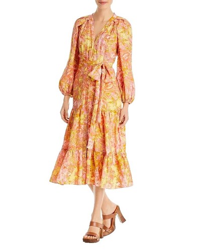 ワンピース PHILOSOPHY DI LORENZO SERAFINI Linen blend long dress Philosophy Di Lorenzo Serafini Linen Blend Long Dress