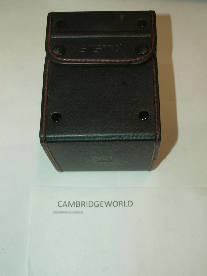 SIGMA HARD  padded lens Carrying case 4x4x5" inches with strap - Image 2 of 2
