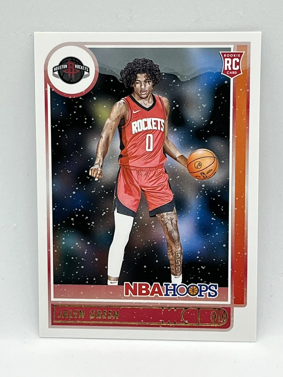 2021-22 NBA Hoops HOLIDAY SNOW ROOKIE CARD #218 Jalen Green RC 