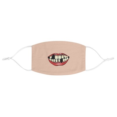 Download Mouth Missing Teeth Smile Design - Unisex Fabric Face Mask ...