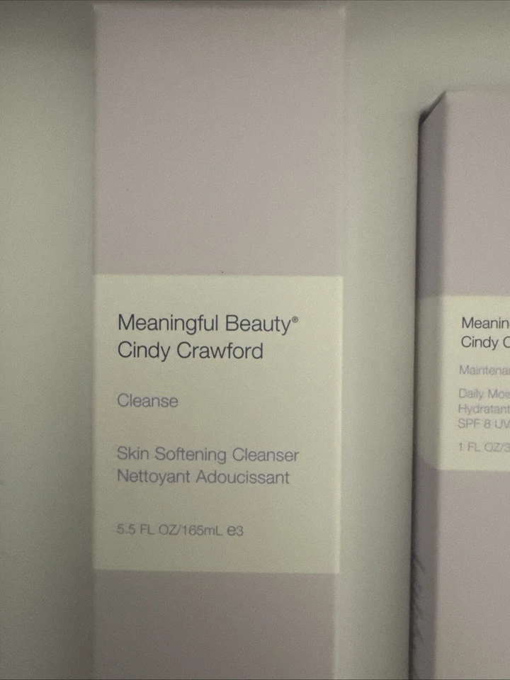 Mascarilla de limpieza Meaningful Beauty 5 Cindy Crawford mantenimiento 2 ojos NUEVA EN CAJA Foto 4 de 4