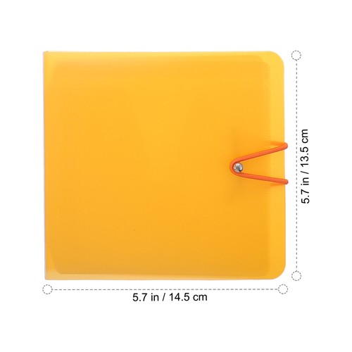 5 pièces classeur CD étui 12 capacités CD rangement livre portefeuille sac conteneur organisateur - Photo 4/12