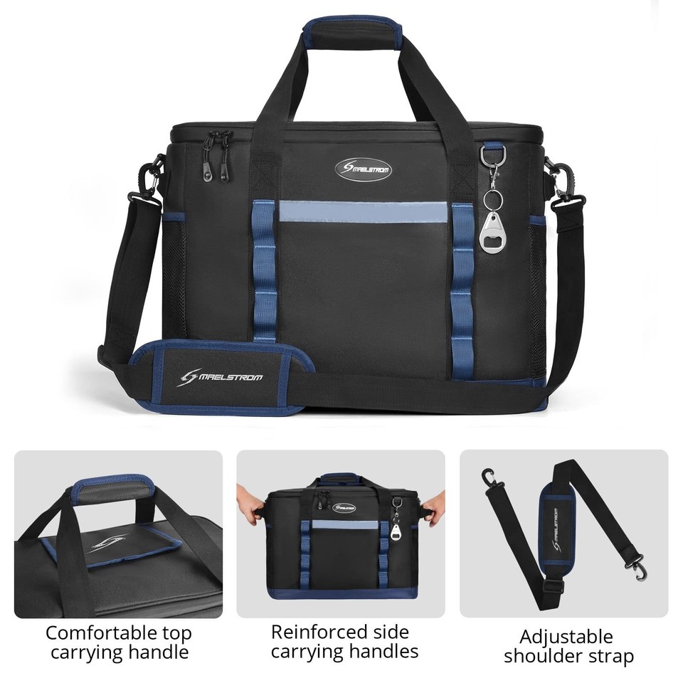 ICY Hollow Cooler Bag,75 Cans Collapsible Soft Sided Cooler,Extra Large