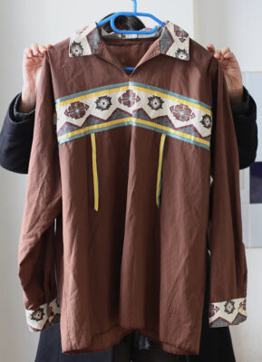 Native American Pow Wow ribbon shirt