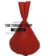Shift Boot With Cover For Shift Knob For Porsche 944 85-91 Red Leather Shift Boot With Cover For Shift Knob For Porsche 944 85-91 Red Leather