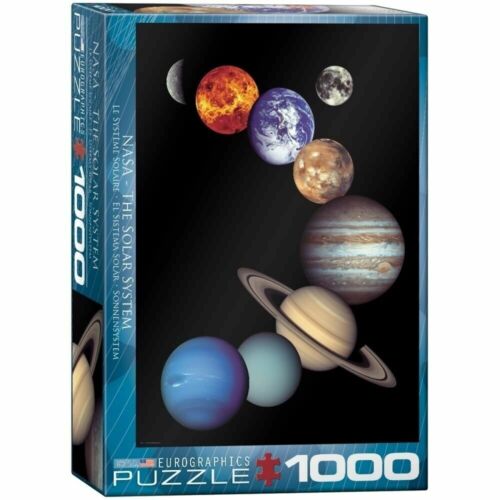 Eurographics 1000 Piece Jigsaw Puzzle - NASA - Solar System EG60000100 - Foto 1 di 1