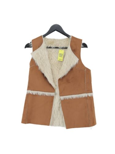 Hollister Damen Mantel M braun Acryl mit Polyestermantel